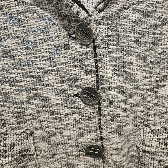 NWT Soft Surroundings Button Front Hooded Cardigan Sweater Size M - Picture 4 of 12